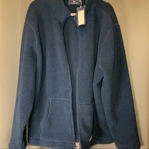 NWT Vineyard Vines Women’s Fleece Size Large Full Zip Jacket